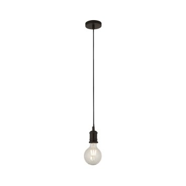 Searchlight Suspension - Hängeleuchte - Ø 9,8 x 150 cm - mattschwarz