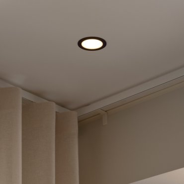Nordlux Olea 3-Kit - einbauspot - Ø 85 mm, Ø 68 mm einbaumaß - 4,4W LED inkl. - IP65 - schwarz