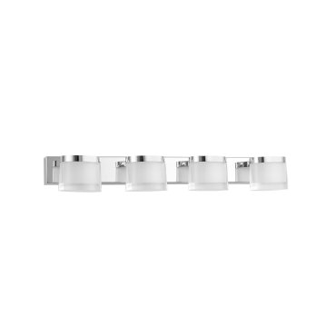 Nova Luce Sabia - Spiegelleuchte - 51 x 9,8 x 7,5 cm - 20W LED inkl. - IP44 - Chrom