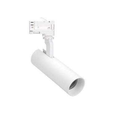 Maxlight Shinemaker - Stromschienenstrahler - 3-Phasen-Schienensystem - Ø 5,5 x 19,6 cm - 15W dimmbare LED inkl. - weiß