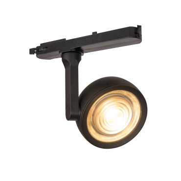 Maxlight Charon - Stromschienenstrahler - 3-Phasen-Schienensystem - 17 x 10,2 x 14,8 cm - 15W LED inkl. - schwarz