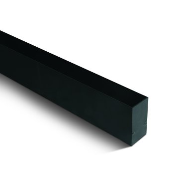 ONE Light Magnetschienensystem MAXI - Aufbauprofil - 2 Meter - 7,5 x 4 cm - schwarz