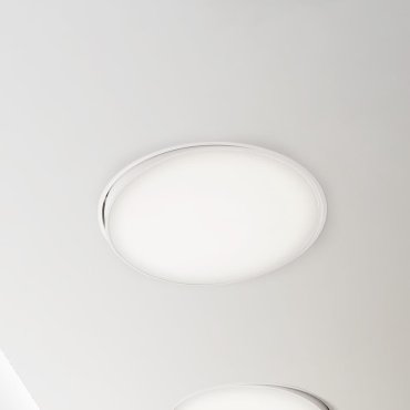 Nova Luce Perfect Profile Trimless - Einbaustrahler - Ø 1045 mm, 1030 mm Einbaumaß - 120W dimmbare LED inkl. - 3000K - weiß