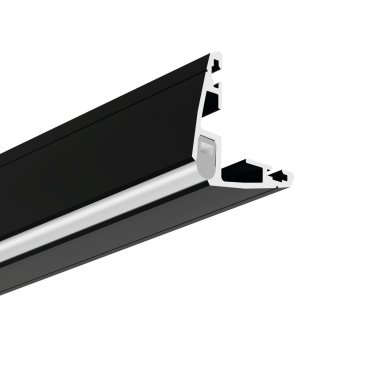 Klus Roger - LED-Eckprofil - 3,1 x 3,1 cm - schwarz