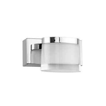 Nova Luce Sabia - Spiegelleuchte - 12 x 9,8 x 7,5 cm - 5W LED inkl. - IP44 - Chrom