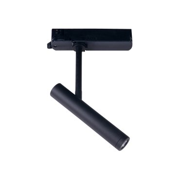 AUSSTELLUNGSSTÜCK - Maxlight Pistol - Stromschienenstrahler - 3-Phasen-Schienensystem - 16,8 x 3 x 25 cm - 12W LED inkl. - schwarz