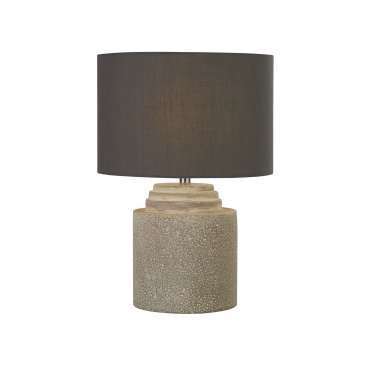 Searchlight Zara - Tischleuchte - Ø 25 x 36 cm - grau