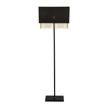 Searchlight Fringe - Stehleuchte - 147,5 cm - schwarz und gold