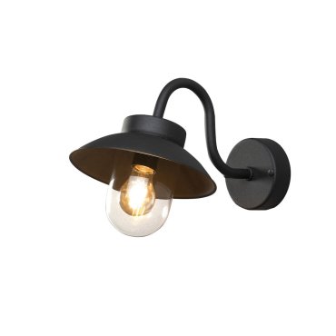 Konstsmide Vega Mini – außenwandleuchte – 22 x 36 x 24,5 cm – IP44 – schwarz