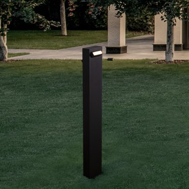 Nova Luce Zelda - Gartenleuchte - 12 x 80 x 9,4 cm - 9W LED inkl. - IP65 - Sand schwarz