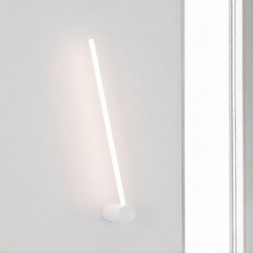 Nova Luce Synthesi - wandleuchte - 6 x 10 x 60 cm - 17W LED inkl. - sand weiß