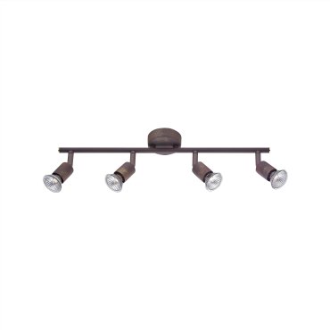 Nova Luce Base - Aufbaustrahler 4L - 51 x 8 x 10,9 cm - Rost