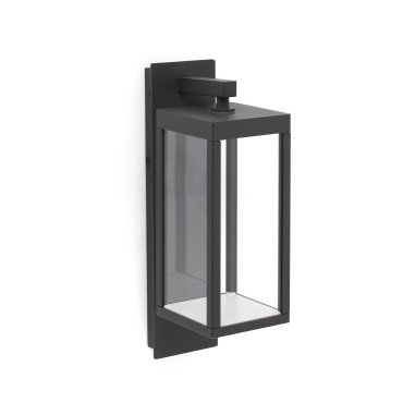 Faro Kerala - Wandleuchte - 12 x 17 x 38 cm - 13W LED inkl. - IP54 - dunkelgrau