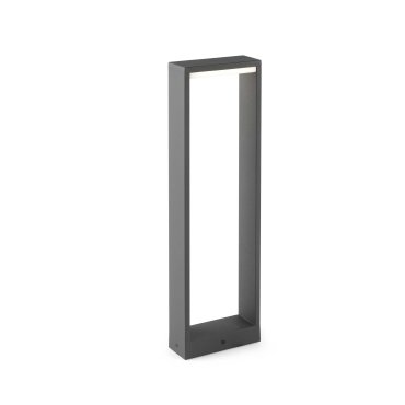 Faro Alp - Gartenleuchte - 15 x 6 x 50 cm - 7W LED inkl. - IP54 - dunkelgrau