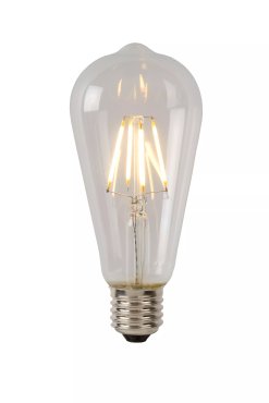 Lucide LED Klasse A Glühlampe - Ø 6,4 x 14,6 cm - E27 - 7W nicht dimmbar - 2700K - transparent
