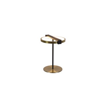 Searchlight Aerial - Tischleuchte - 28 x 35 cm - 3 Stufen dimmbar - 13W LED inkl - schwarz und gold