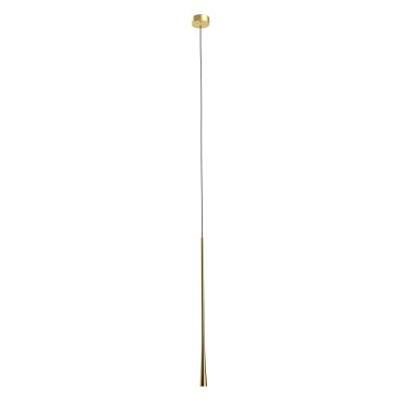 Maxlight Coffee - Hängeleuchte - Ø 3 x 160 cm - 7W LED inkl - gebürstetes Gold