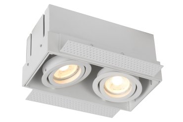 Lucide Trimless - Einbaustrahler - 185 x 97 mm, 185 x 97 mm Einbaugröße - weiß