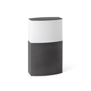 Faro Datna - Gartenpfosten - 18 x 11,5 x 30 cm - IP44 - dunkelgrau