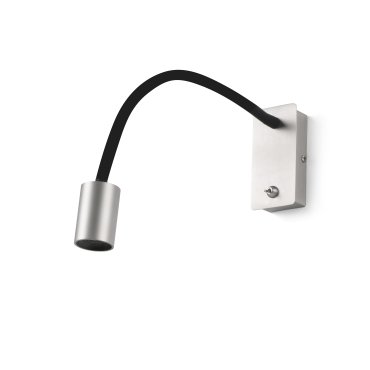Faro Leser - Wandleuchte mit Schalter - 46 x 12 cm - 5W LED inkl. - Nickel satiniert