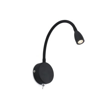 Faro Loke - Wandleuchte mit Schalter - 3 x 32 cm - 3W LED inkl. - mattschwarz
