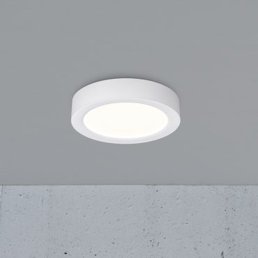 Nordlux Sóller 12 - deckenleuchte - Ø 12,9 x 2,5 cm - 7,5W dimmbar LED inkl. -  IP44 - weiß