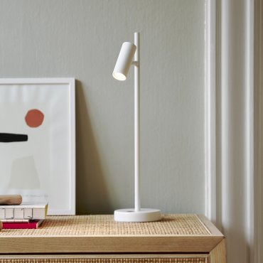 Nordlux Omari - Tischleuchte - 7,5 x 10 x 40 cm - 3 Stufen Dimmer - 3,2W LED inkl - weiß