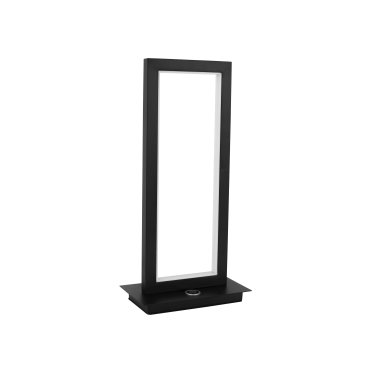Nova Luce Wenna - Tischleuchte - 17,5 x 10 x 36 cm - 3 Stufen Dimmer - 12W LED inkl. - mattschwarz