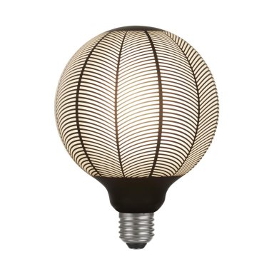 Searchlight Magician LED-Glühlampe - Ø 13 x 17 cm - E27 - 4W dimmbar - 1800K - schwarz