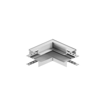VK Lighting Eiva - magnetisches Schienensystem - Vertikales Einbau-Eckprofil für 12 mm Gipskartonplatten - 10 x 10 x 2,63 cm - DALI dimmbar - weiß