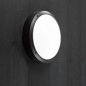 Nordlux Desi 28 - Außenwandleuchte - Ø 27,5 x 7,5 cm - IP44 - schwarz