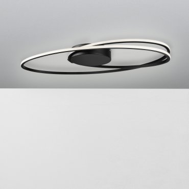 Nova Luce Viarregio - Deckenleuchte - 60 x 35 x 15 cm - 28W LED inkl. - mattschwarz