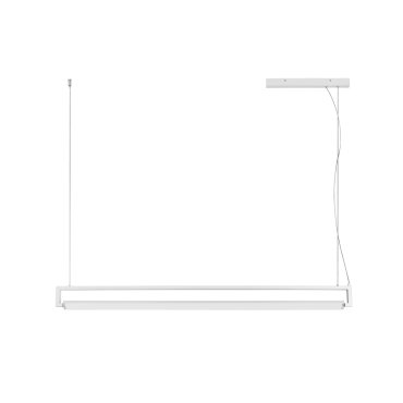 Nova Luce Line - Hängeleuchte - 130 x 4,2 x 150 cm - 38W LED inkl. - sandweiß