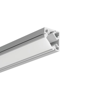 Klus 45-plus - LED-Eckprofil - 1,9 x 1,9 cm - silber eloxiert