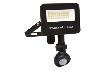 Integral LED Super Slim 2 – strahler mit bewegungsmelder – 12,9 x 3,9 x 17,2 cm – 10W LED inkl. – via Tuya Smart - einstellbare Lichtfarbe - IP67 – schwarz