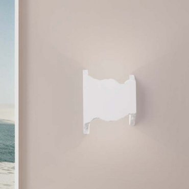 Nova Luce Alas - wandleuchte - 15 x 18,5 x 6 cm - 6W LED inkl. - weiß