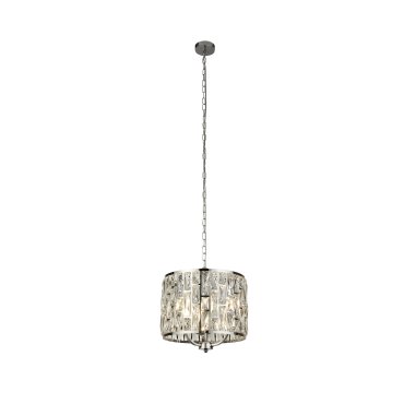 Searchlight Bijou - Pendelleuchte - Ø 38 x 150 cm - Chrom