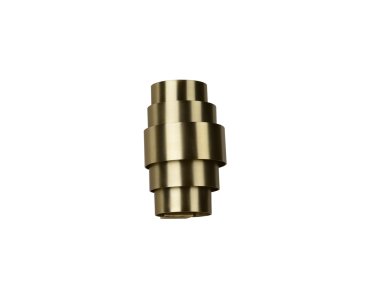 Artdelight Rolls - Wandleuchte - 13 x 13 x 22 cm - Bronze