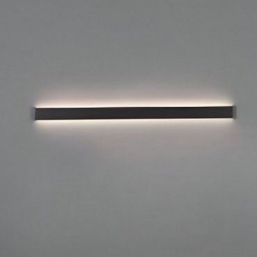 Nova Luce Seline - wandleuchte - 7,5 x 2,7 x 120 cm - 44W LED inkl. - IP44 - sand schwarz
