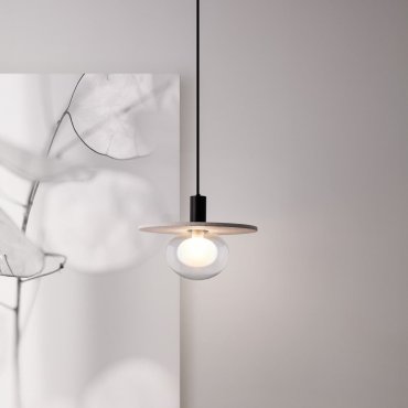Nova Luce Vrahos - Hängelampe - Ø 29,5 x 160 cm - beige terrazzo