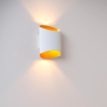 Lucide Diletta - Wandleuchte - 16 x 8 x 18 cm - weiß/gold