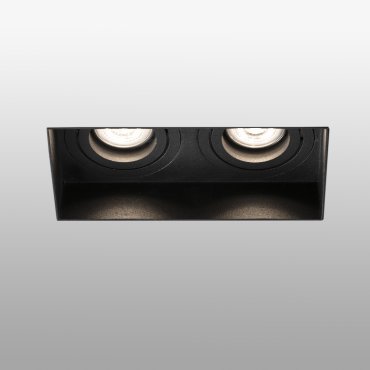 Faro Hyde Trimless - Einbaustrahler - 164 x 82 mm, 182 x 93 mm Einbaumaß - mattschwarz