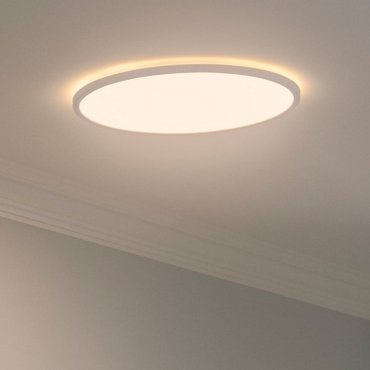 Nordlux Oja - Deckenleuchte - Ø 42,4 x 2,3 cm - 24W dimmbare LED inkl. (3000K-4000K) - IP54 - weiß
