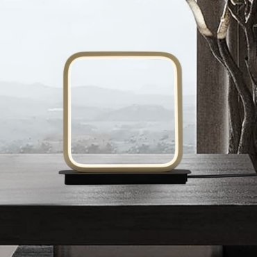 Nova Luce Imar - wandleuchte - 20 x 24 x 5,5 cm - 13W LED inkl. - sand schwarz und gold