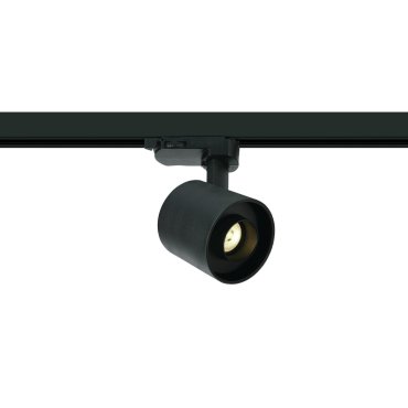 ONE Light Dark Light Tubes - Stromschienenstrahler - 3-Phasen-Schienensystem - Ø 6,8 x 6,6 cm - 6W LED inkl. - schwarz