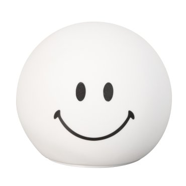 Fischer &amp; Honsel GlowMoji – Nachtlicht – Ø 13 x 12 cm – 0,3W RGBW LED inkl. – weiß