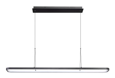 ETH Avenue - hängeleuchte - 120 x 20 x 200 cm - 36W LED inkl. - schwarz