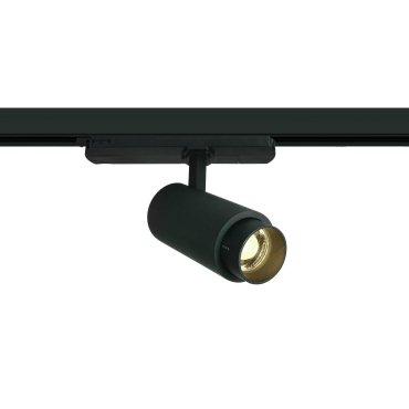 ONE Light Zoomable - Stromschienenstrahler mit verstellbarem Abstrahlwinkel von 20 bis 60 Grad - 3-Phasen-Schienensystem - Ø 5,5 x 14,8 cm - inkl. 15W LED - schwarz