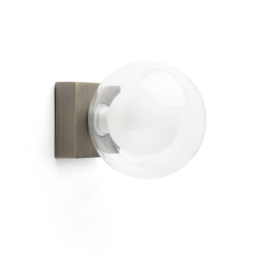 Faro Perla - Decken-/Wandleuchte - 11,5 x 15,5 x 11,5 cm - IP44 - Bronze