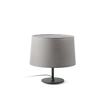 Faro Windsor – tischlampe – Ø 48,5 x 51 x 29 cm – mattschwarz und grau